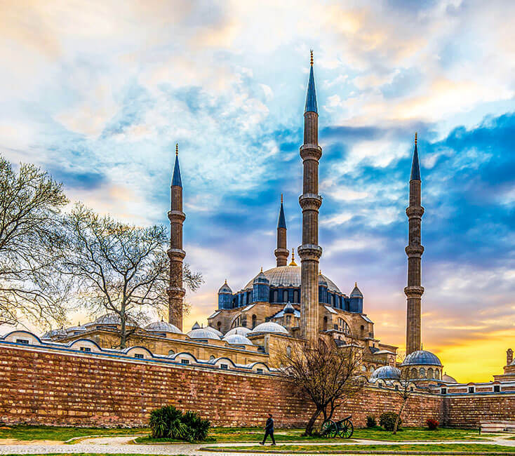 Edirne in der Türkei: Alte Moschee und Sehenswürdigkeiten