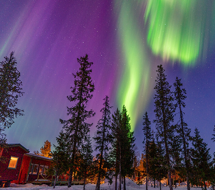 Kiruna in Schweden: Sehenswürdigkeiten im Polarlicht